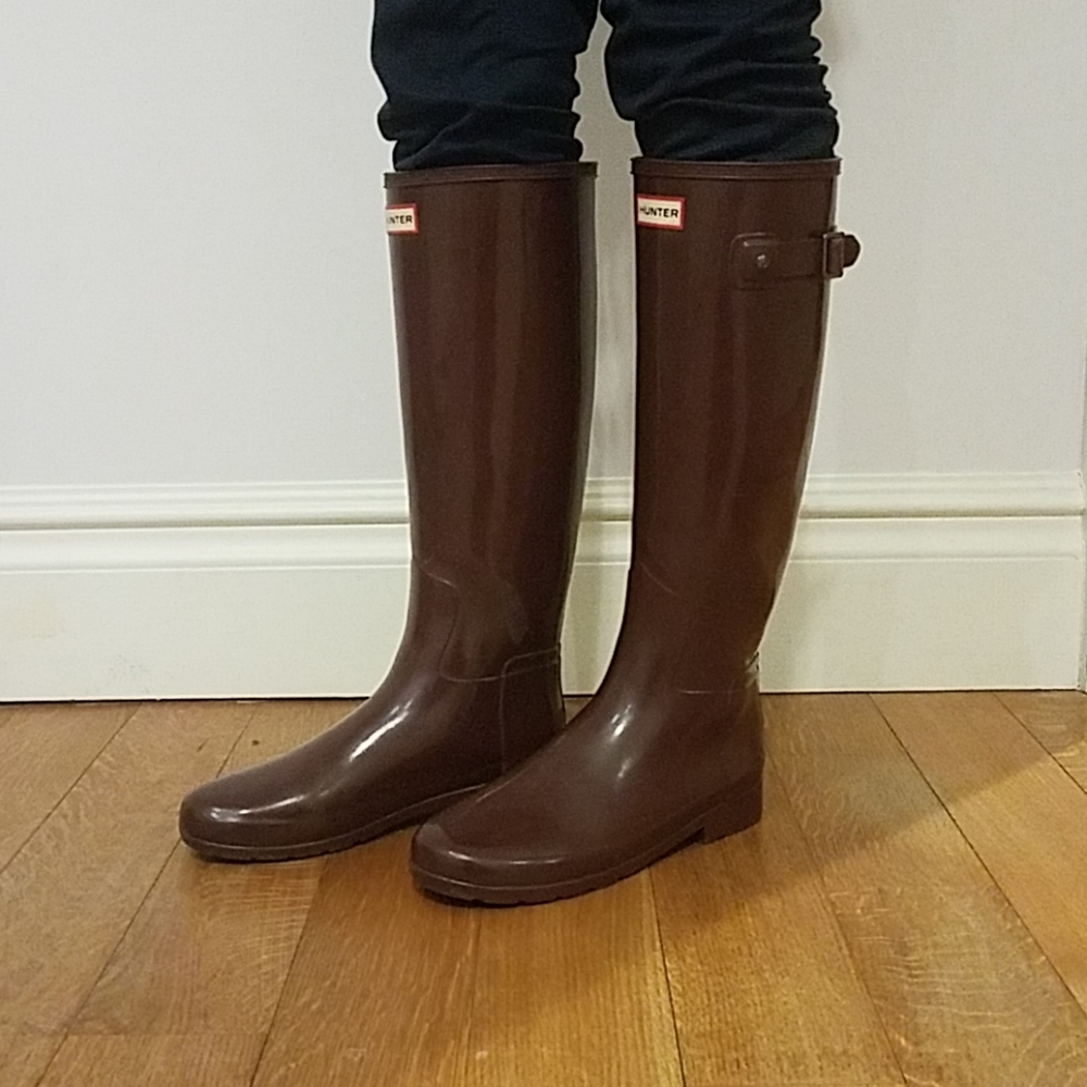 Women's Hunter Refined Gloss Rainboots